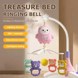 Crib Mobile with Projector, Night Light, Remote Control